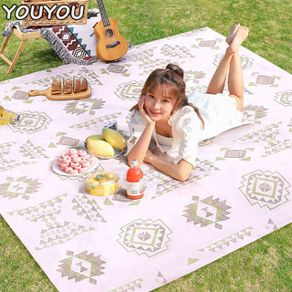Youyou Thảm dã ngoại dùng một lần, thảm chống ẩm ngoài trời chống bụi bẩn, thảm cắm trại chống thấm nước và chống dầu đơn và đôi