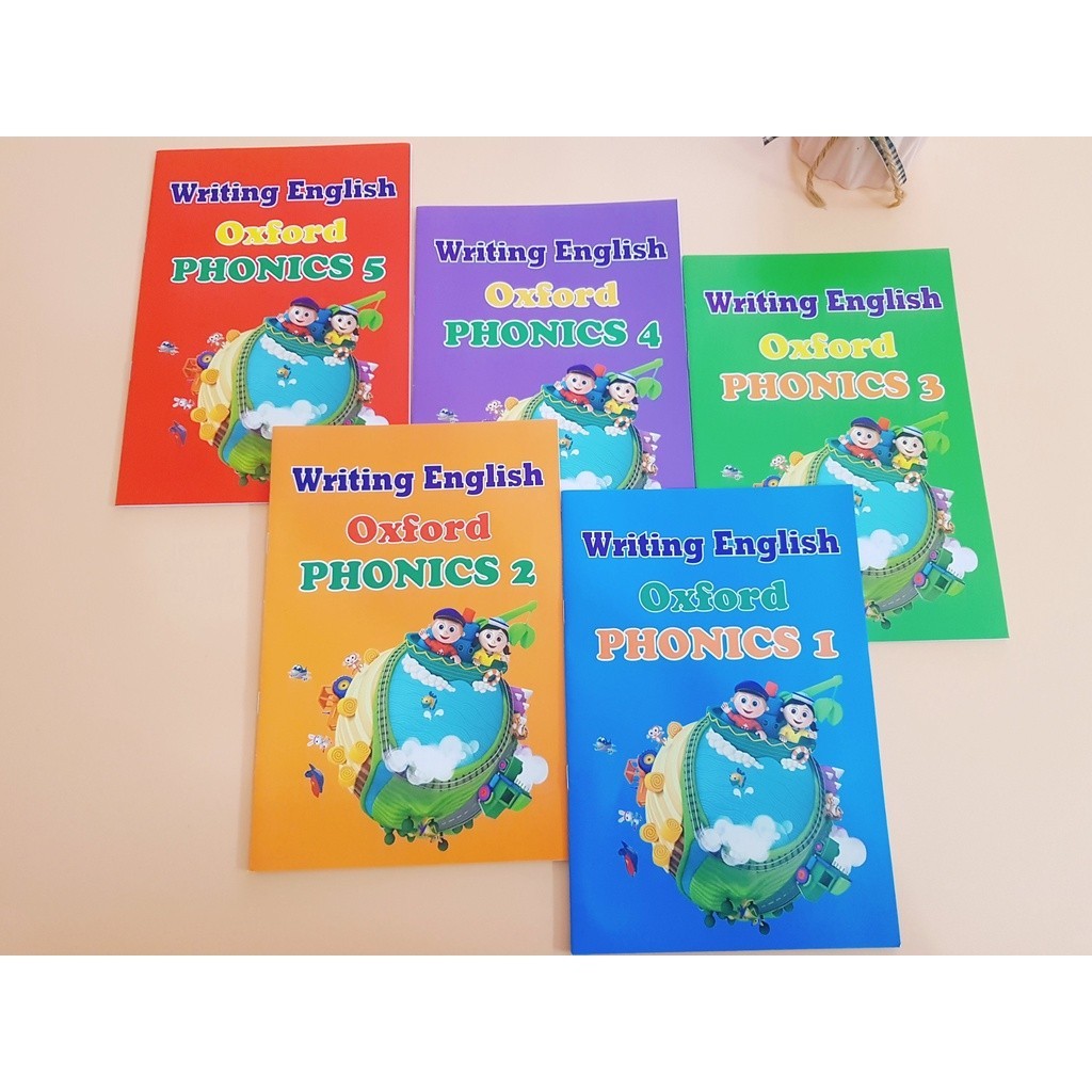 Oxford Phonic World level từ 1-5 lẻ,bộ tuỳ trọn Writing