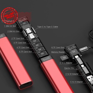 Budi đa năng bộ chuyển đổi thông minh thẻ lưu trữ cáp dữ liệu hộp usb đầu đọc thẻ đa năng cho e9n8