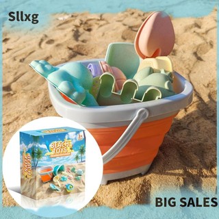 [Sllxg.vn] 11 Bộ Đồ Chơi Cát Chơi Trẻ Em Có Xô Xẻng Rake Tưới Cát Khuôn Sifter