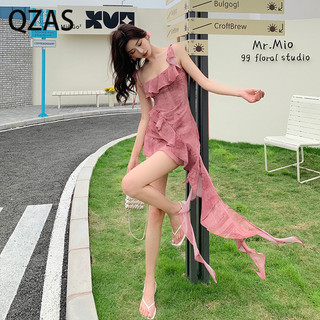 Đầm Mông Quấn Ruy Băng Xù Gợi Cảm Qzas 9733