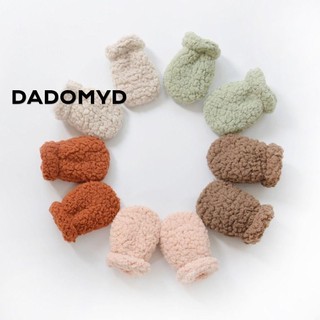 DADOMYD tay ấm áp mùa đông cho bé, Găng tay ấm áp làm dày sang trọng cho trẻ em, Găng tay toàn ngón tay mềm mại chống lạnh