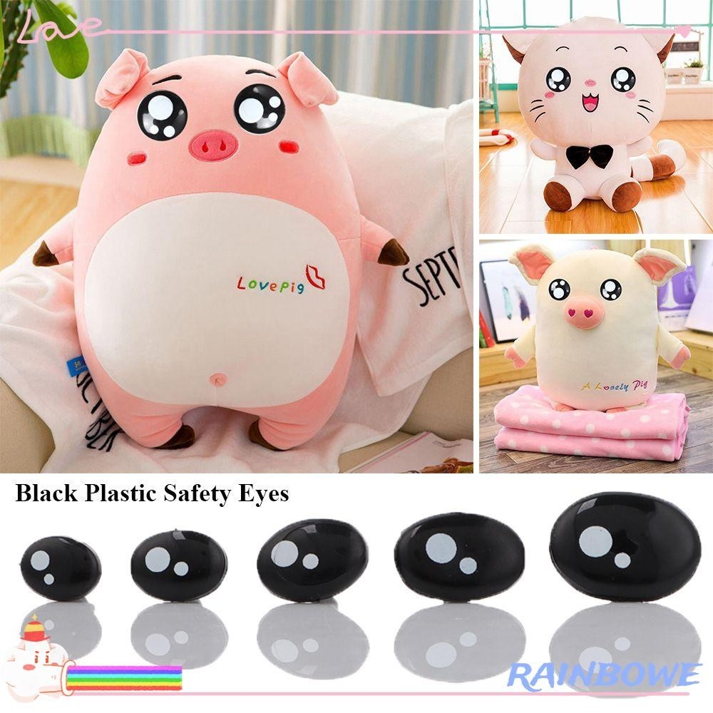 Set 20 Đôi Mắt Giả Màu Đen Cho Búp Bê