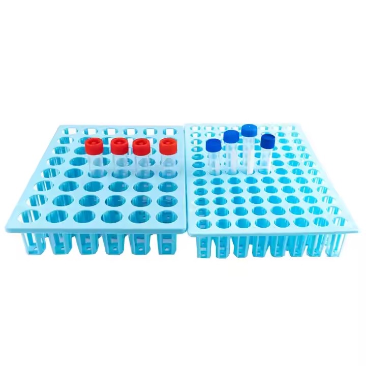 Giá đỡ ống nghiệm-ống ly tâm-ống lấy mẫu (Tube Rack-Centrifuge test tube) 25mmx48 ống, 18mmx 96 ống 