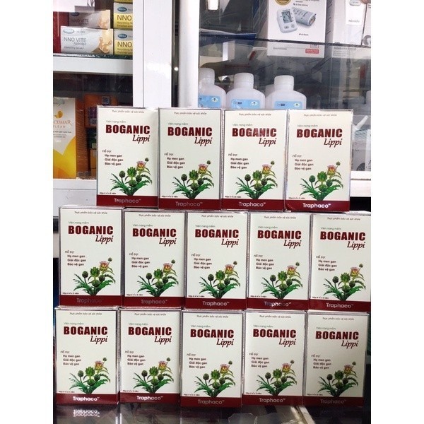 Boganic Lippi - giải độc gan, hạ mỡ máu - bảo vệ gan - Chính hãng cty Traphaco. Hộp 30 viên