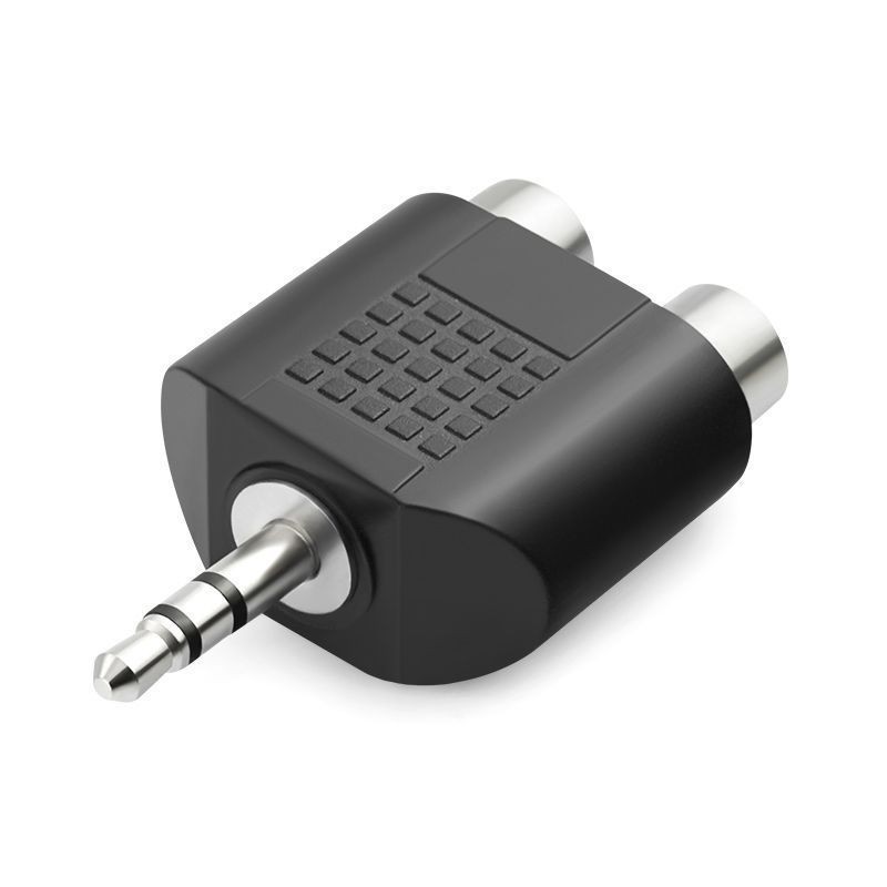Jack chuyển đổi từ 3.5mm ra 2 Jack hoa sen cái