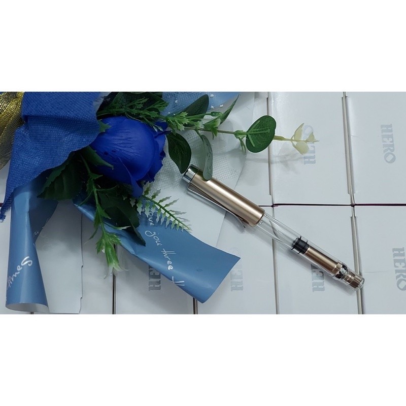 Bút máy, bút mực luyện chữ đẹp, nét thanh đậm lá tre nhỏ SH048 T09. - VPP Bảo Quân