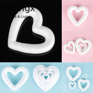 YYlingx Lanfy Khuôn xốp tạo hình trái tim xinh xắn dùng để trang trí tiệc cưới