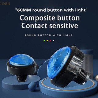 1 nút nhấn đèn led tròn 60mm 12v 32a cho máy chơi game arcade