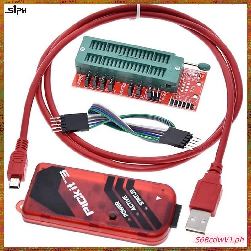 [M G L O] Lập trình viên PICKIT3 + PIC ICD2 PIC Kit Bộ chuyển đổi lập trình 2 / 3 Ghế lập trình đa n