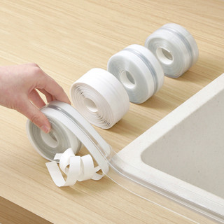 3.2m Bồn Rửa Nhà Bếp Bếp Mặt Bàn Miếng Dán Chống Thấm Nước PVC Chống mold Niêm Phong Dải Băng Tường Phòng Tắm Vệ Sinh Khoảng Cách Tự Dính Đường May Miếng Dán