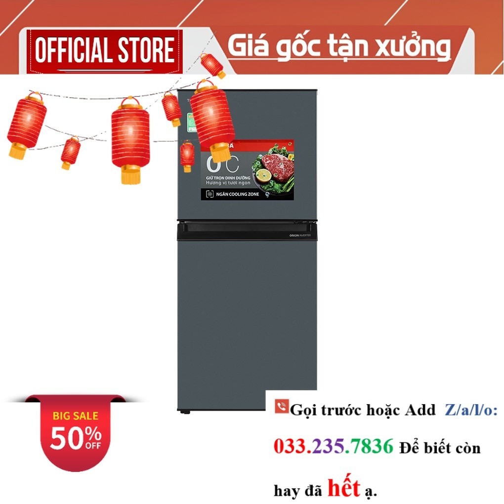 Tủ lạnh Toshiba Inverter 180 lít GR-RT234WE-PMV(52) <new