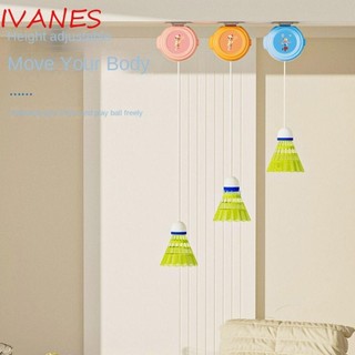 Ivanes 1 bộ cầu lông traininer, kèm theo thực hành cầu lông tự huấn luyện, huấn luyện cầu lông quay bảo quản co giãn tự huấn luyện cầu cho trẻ em & người lớn