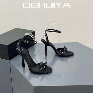 DEHUIYA Giày Cao Gót nữ Mũi Nhọn giày nữ SANDAL Dễ dàng phối đồ Hợp thời Thiết kế độc đáo Độc đáo FGL24204E5 7Z240217