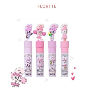  Flortte Flower Loria Bunny Đồng tên Sữa Kem Môi Silly Lip Glazed Lipstick