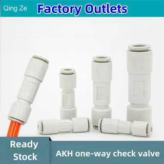 Smc Loại AKH Một Chiều Kiểm Tra Lại Loại Ống Trực Tiếp Van Kiểm Tra Không Khí Khớp 4 / 6 / 8 / 10 / 12mm