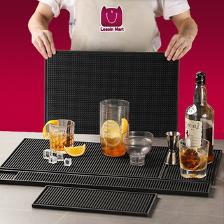  Thảm cao su quầy bar 45x30cm - 10x10cm - 15x30cm - nhiều kích cỡ có sẵn Chống trượt nhanh khô pha chế 