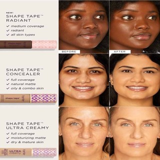  Tarte concealer (various shades) full size 10ml  Fair/ Light /Light Medium / Medium