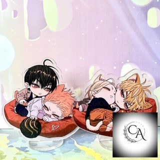 Mô hình standee mini 19 days old xian anime chibi mica trưng bày