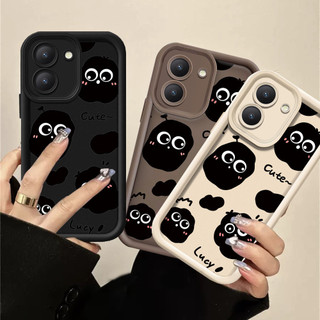 Vivo Y17S Y27 Y36 Y27S Y22S Y21 Y20 Y17 Y16 Y15S Y51 Y30 Y02S Y20 Y33S Y33T Y15 Y12 Y11 Y91C Y93 Y1S Y53S Y12S Y12A Y31 Y20i Y20A Y21S Vỏ Mềm Than Đáng Yêu HOSTR