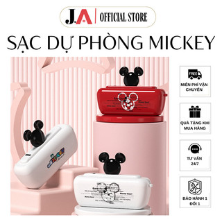 Pin Sạc Dự Phòng Mini TZ2 5000mAh Tích Hợp Sạc Nhanh cho Điện Thoại Thiết Kế Hoạt Hình MICKEY -J.A OFFICIAL STORE