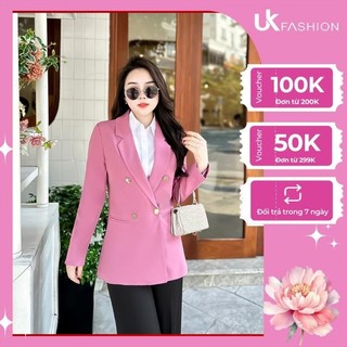 Vest 2 lớp 4 cúc đóng UK Fashion Trendy, Kiểu Dáng Basic, thời trang cao cấp Hàn Quốc UKFAK2309001