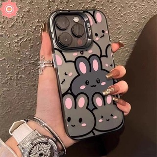 Ốp Lưng Hoạt Hình Thỏ Dễ Thương Graffiti Ngoài Hành Tinh Cho Redmi 12 12C 10C 9T 13C A1 9A 10A 9 9C NFC A2 Note 13 11 8 10 9 12 10s 11s Pro Max Mi 12 11 Lite Poco X6 C55 M6 M3 Vỏ kim loại mạ