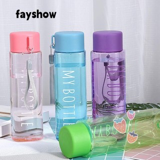 Bình Đựng Nước Bằng Nhựa Dung Tích 500ml Tiện Dụng Cho Nam Và Nữ