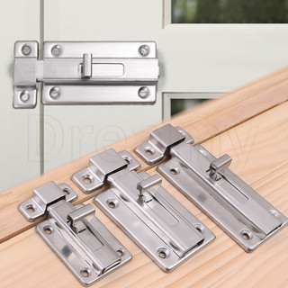 Chốt cửa chống trộm 2 / 3 / 4 inch - Chốt thép không gỉ - Có ốc vít - Khóa cửa an toàn - Bản lề tủ Chốt chốt chốt chốt chốt chốt chốt an ninh - Nội thất phần cứng - Khóa trượt Thùng khóa chốt