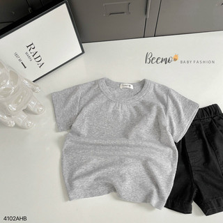 ÁO CỘC TAY THUN TĂM BASIC CHO BÉ