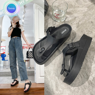 Dép nâng cao đế dày Bonnie Cathy. Dép mềm mại, thoải mái và chống trượt. Dép thời trang Hàn Quốc