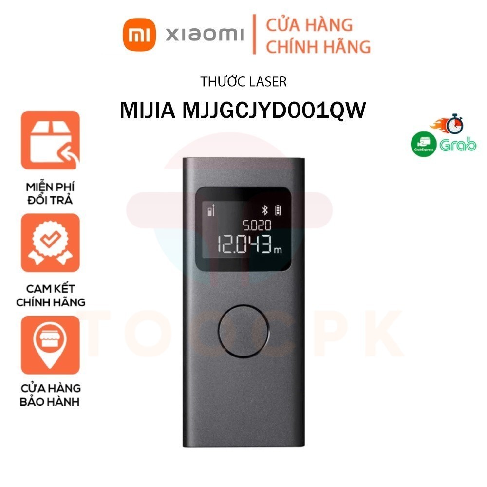Thước đo khoảng cách, thước Laser thông minh Xiaomi Mijia MJJGCJYD001QW - Bảo hành 3 tháng - TOOCPK