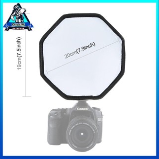 Universal Softbox 20Cm Oc Style Foldable Soft Flash Light Diffuser Softbox
