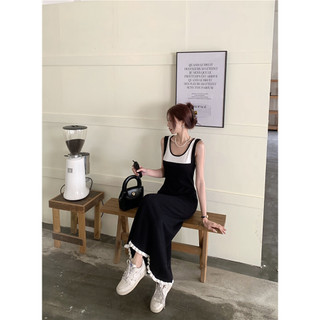 「HOME5」Phiên bản Hàn Quốc mới của váy vest giả hai mảnh màu nhẹ nhàng mùa xuân