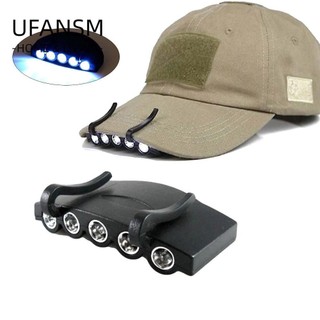 UFANSM LED 5 Bóng Gắn Vành Nón Tiện Dụng Mang Đi Cắm Trại/Câu Cá