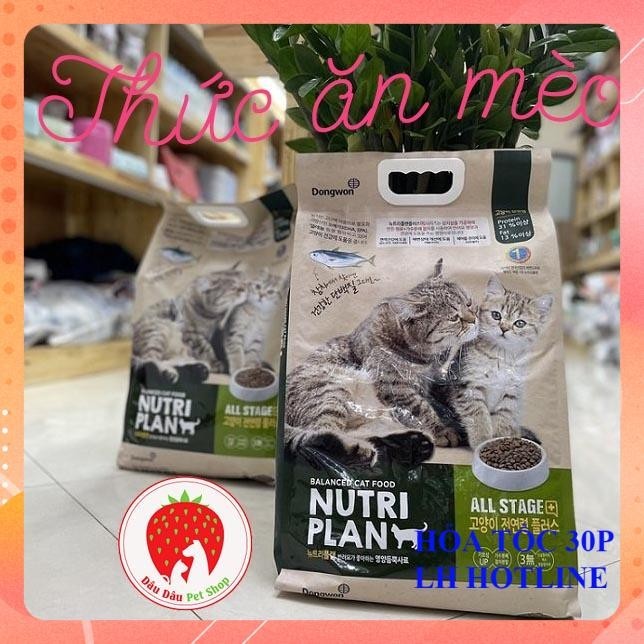 [ Bán sỉ ]Thức ăn cho mèo Nutri Plan 5kg