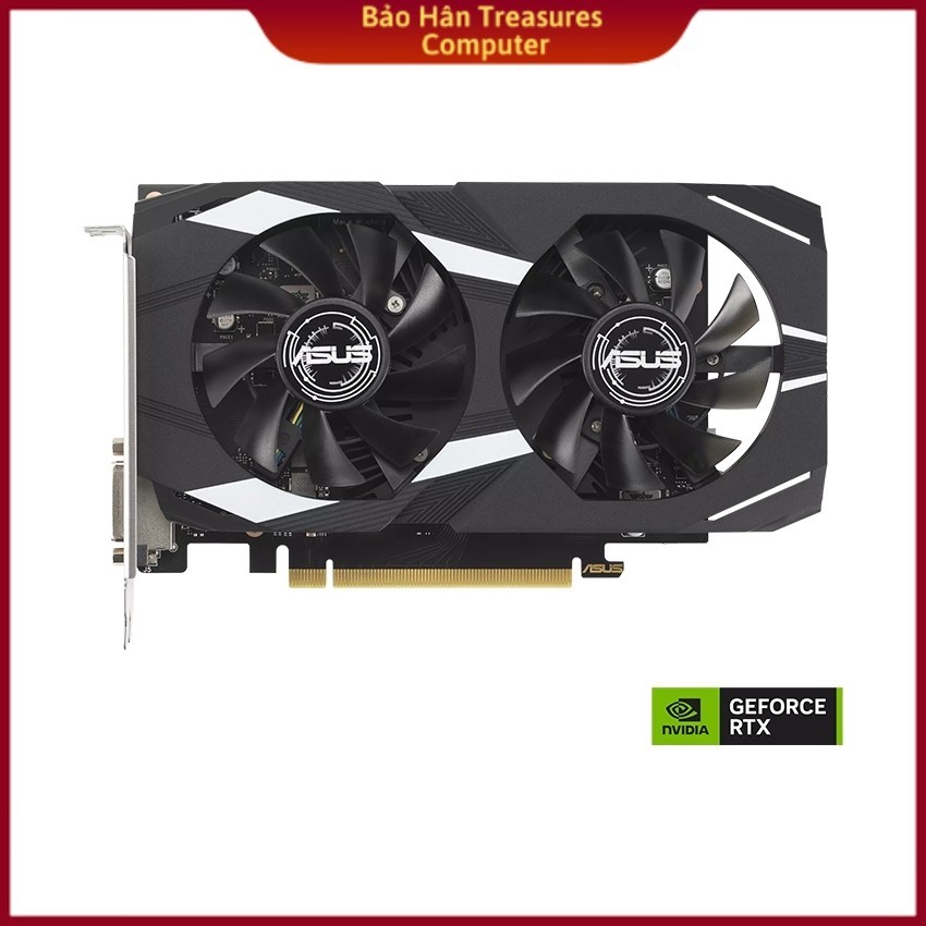 Card màn hình ASUS Dual GeForce RTX 3050 OC Edition 6GB GDDR6 (DUAL-RTX3050-O6G) - Hàng Chính Hãng