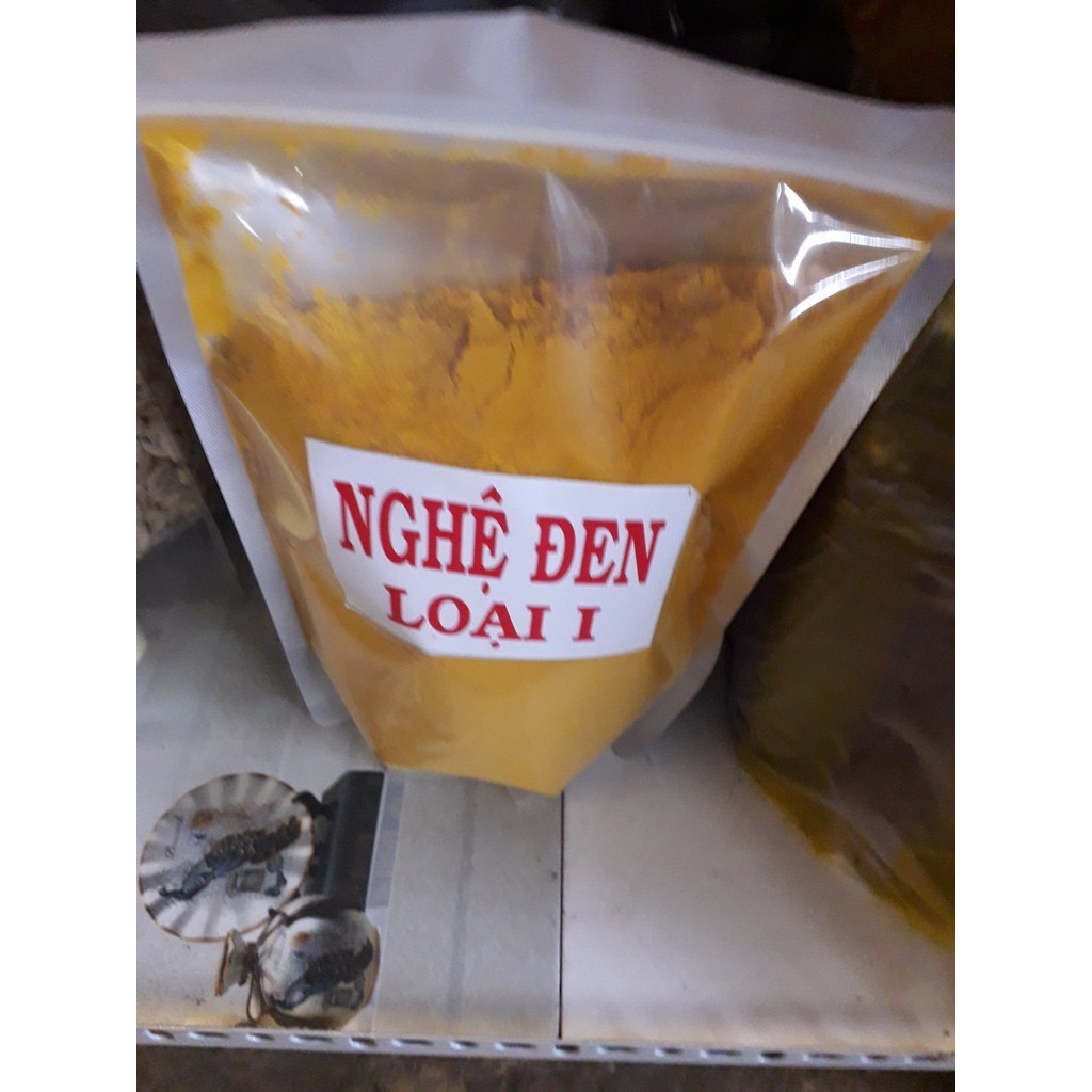 0.5 KG BỘT NGHỆ ĐEN [ LOẠI 1 ] (Freeship Xtra, Voucher Xtra +)