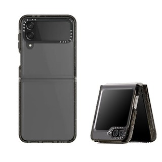 Ốp lưng cứng màu đen CASETiFY chất lượng cao Samsung Galaxy Z Flip 6 Flip 5 Flip 4 Flip 3 ZFlip6 Clear Acrylic Cover