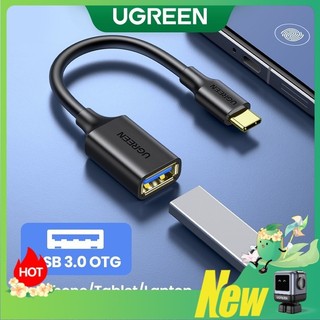 UGREEN Dây cáp chuyển đổi đầu USB C sang cổng USB 3.0 chiều dài 12cm