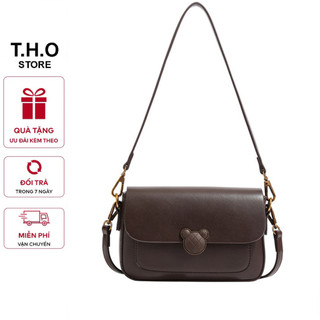 Túi xách nữ, túi deo chéo basic khóa chuột dễ thương K355