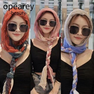 Opearey Hồi giáo Baotou Mũ Khăn quàng cổ Mũ đội đầu Mũ Khăn quàng cổ Mũ chống nắng Turban