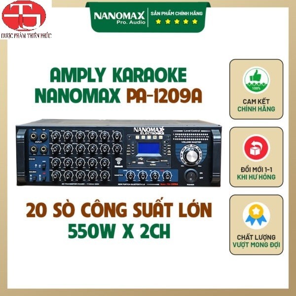 [HCM] AMPLY NANOMAX PA-1209A - Hàng Chính Hãng - Shop Eco