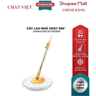 Cây Lau Nhà Xoay 360 Độ SUNHOUSE KS-MO350I