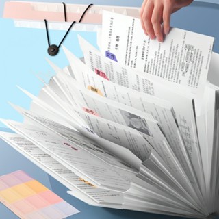 Túi đựng tài liệu tệp đựng tài liệu nhiều ngăn kẹp tài liệu A4 đựng đề cương-Giuseppe123