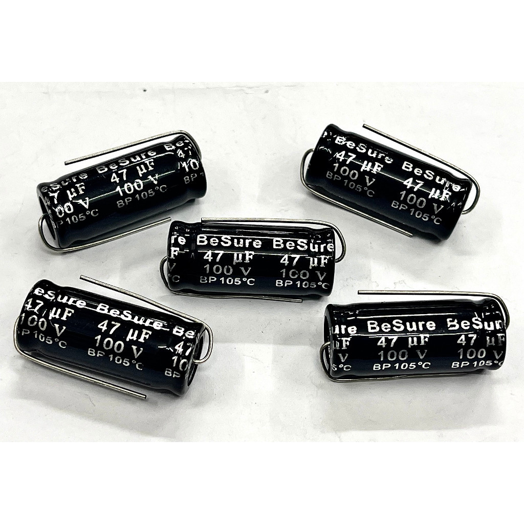 Combo 5 chiếc tụ loa 2 đầu 47uf/100v--- PHƯƠNG HUY ---