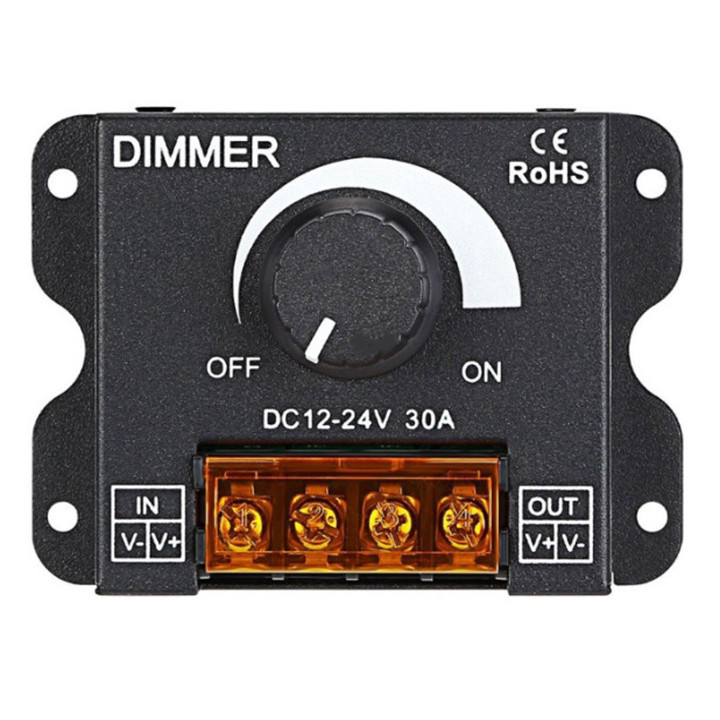 Dimmer, dimmer 12V, dimmer 24V, chiết áp điều chỉnh điện áp - Núm Vặn
