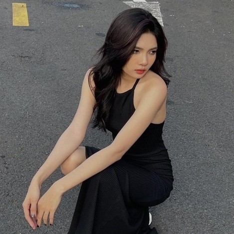 Đầm maxi cổ yếm siêu đẹp hình thật, đầm ôm dáng dài ôm sát body | BigBuy360 - bigbuy360.vn