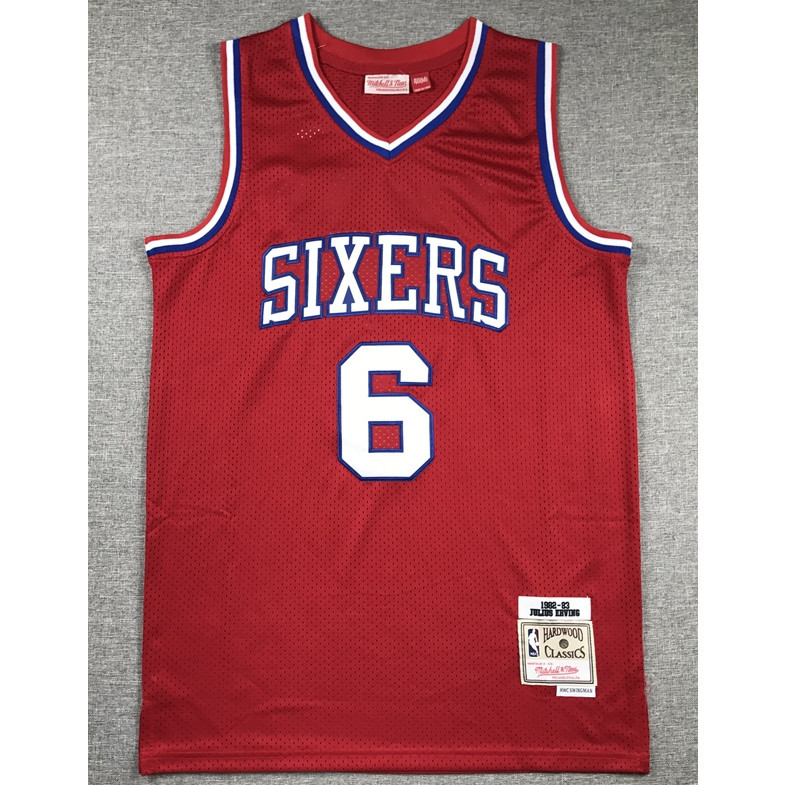 Áo bóng rổ NBA Jersey Philadelphia 76ers No.6 Erving