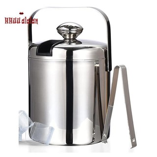 Xô đá cách nhiệt có nắp - Xô đá hai lớp có ngăn đá- Xô đựng đá viên